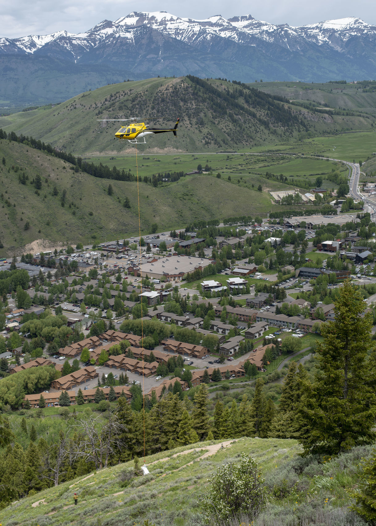 Josies Ridge helicopter work